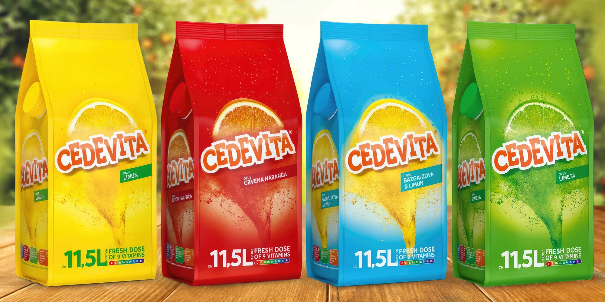 Cedevita a limonády