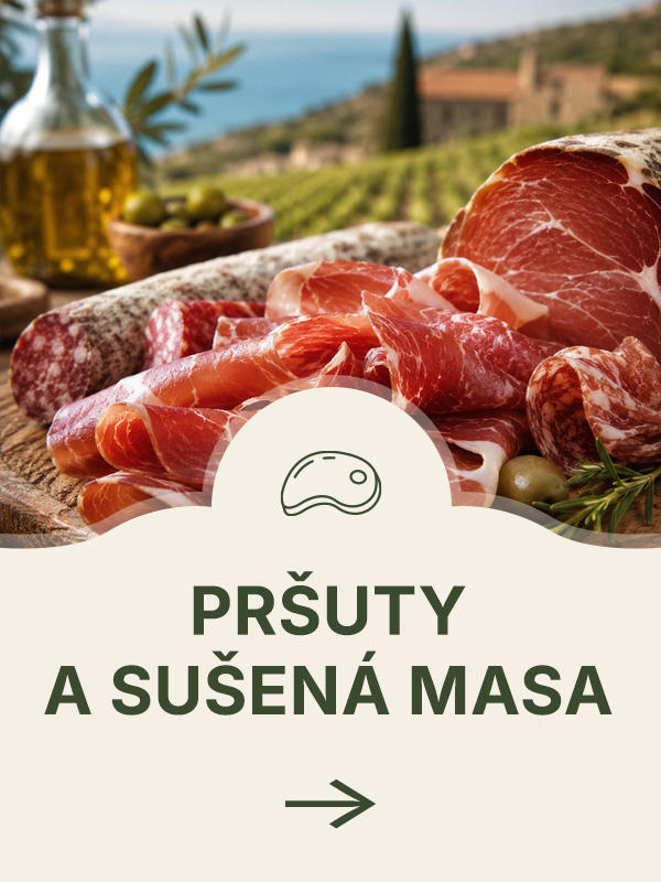 Pršuty a sušená masa