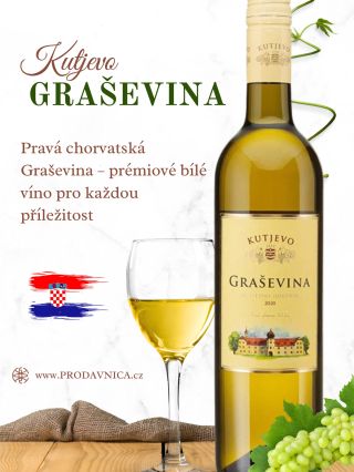 ✨ PÁTEK JE TADY! 🍷 A víte, co jsme pro vás právě přivezli přímo z Chorvatska? 🇭🇷❤️ Kutjevo Graševina Premium – elegantní...