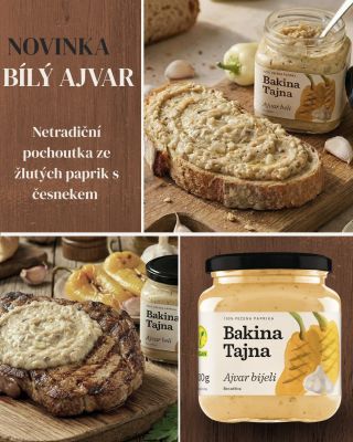 POČKEJTE… BÍLÝ AJVAR? 🤍 Jo. A jestli si myslíte, že už vás ajvar nemůže ničím překvapit, tak právě tahle novinka vás možná...