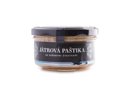 Játrová paštika se sušenými švestkami