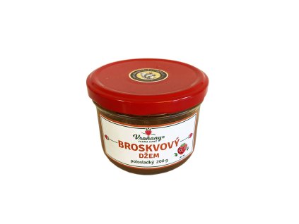 broskvovy dzem polosladky 200g