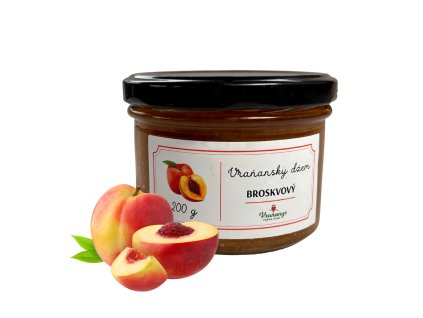 Vraňanský broskvový džem 200 g