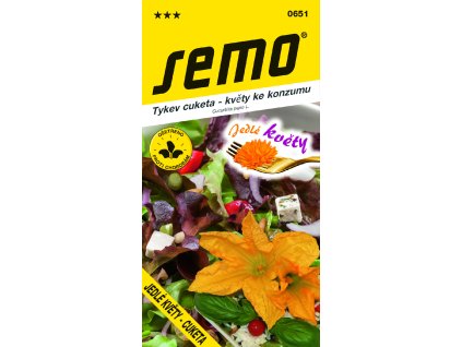 0651 tykev cuketa JEDLÉ KVĚTY JEDLÉ KVĚTY
