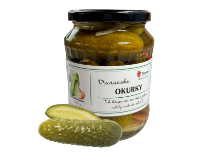 Vraňanské okurky 640 g