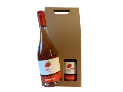 🍓 Erdbeer-Secco – Šumivé víno s vůní jahod v dárkovém balení