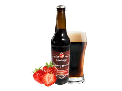 Vraňanský Tmavý speciál s příchutí jahody