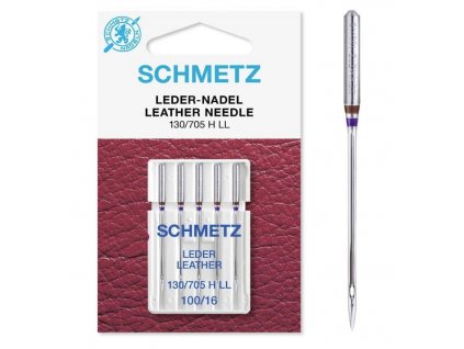 1770 Jehly Schmetz strojové 705 H LEDER 100 pro šití kožených materiálů