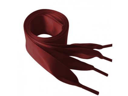 1435 Saténové tkaničky do mikin, 110cm červená