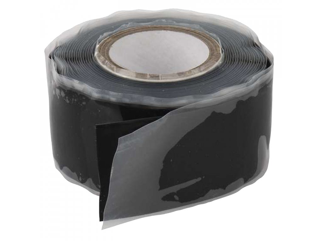 Silikonová páska vulkanizační černá 25 mm x 3 m - F52503