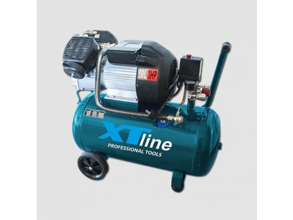 Olejový kompresor XTline 3,0HP 2,2KW 8bar 50L 3050V, XT2004 - 3852