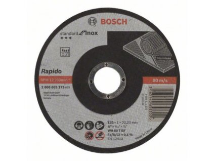 BOSCH řezný kotouč na kov 2608603163 115x1,6x22,2 mm