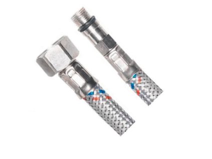 Flexibilní nerezová hadice M10x3/8", délka 40 cm