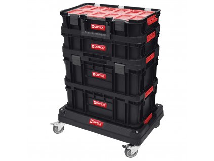 Set boxů Qbrick TWO Cart s podvozkem 7v1 | 595x395x825 mm - P90618