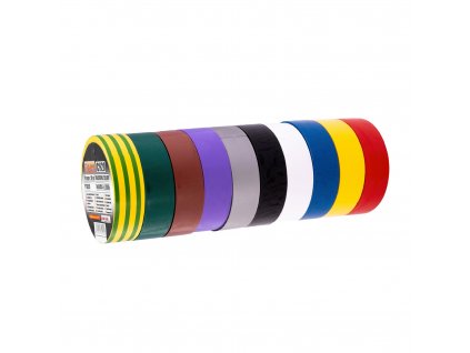 Páska izolační PVC | barevná, 19 mm x 10 m, 1bal/10ks (cena za 1ks) - PC1920