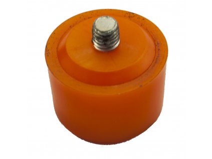 Náhradní plastové koncovky k dřevěné paličce | oranžová 40 mm (měkká) - XT054