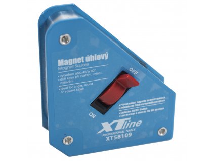 Magnet úhlový s vypínačem | 34 kg / 130x152x28 mm - XT58113