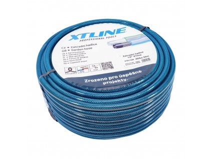 Hadice zahradní modrá PVC | 1" 15 m - XT911015