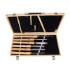 Sada struhů s dřevěnou rukojetí 6 dílů | dřevěný box - XT790500