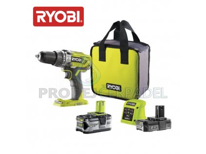 RYOBI aku příklepový vrtací šroubovák R18PD3-242S ONE+ (1x 2.0Ah + 1x 4.0Ah)