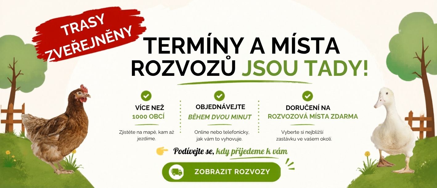 Termíny rozvozů jsou již zveřejněny, začínáme 3. března