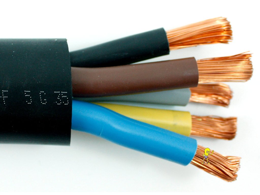Kabel H07RN-F 5G2,5 pryžový, gumový flexibilní černý plášť
