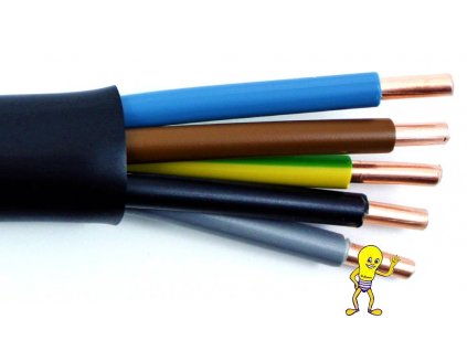 Kabel CYKY-J 5x16 měděný elektroinstalační