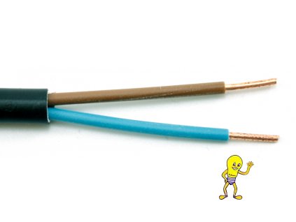 Kabel CYKY-O 2x1,5 elektroinstalační měděný