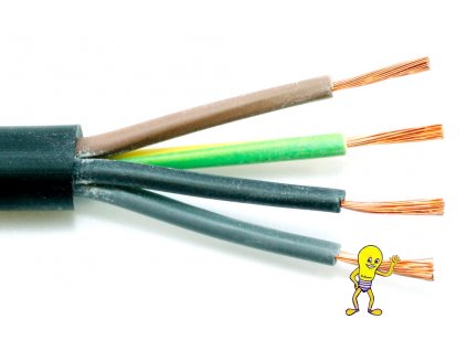 Kabel H07RN-F 4GX1,5 gumový, pryžový harmonizovaný 4x1,5
