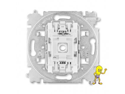 Strojek 3559-A01345 přístroj jednopólový pro designy ABB, bezšroubové svorky 10A