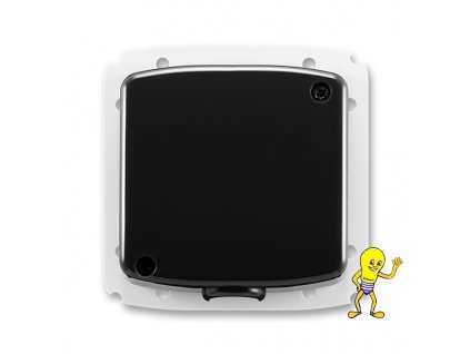 Tango Svorkovnice s krytem pro pohyblivý přívod 5x 2,5 mm2 Cu *3938A-A106 N černá ABB