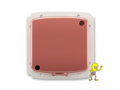 Tango Svorkovnice s krytem pro pohyblivý přívod 5x 2,5 mm2 Cu *3938A-A106 R2 vřesová červená ABB