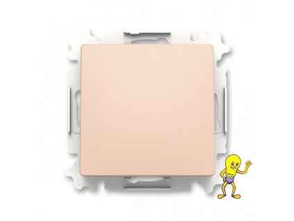 Zoni® 3938T-A00034 242 Vývodka kabelová (bez svorkovnice), s upevňovacím třmenem pudrová ABB