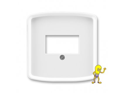 Tango Kryt zásuvky komunikační přímé (pro HDMI, USB, VGA, USB nabíječku) *5014A-A00040 B bílá ABB