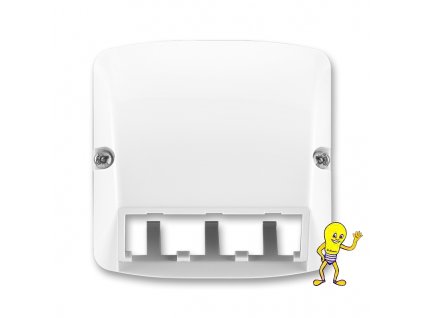 Tango Kryt zásuvky komunikační (pro prvky Panduit Mini-Com) *5014A-A00410 B bílá ABB
