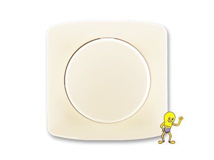 Tango Kryt stmívače s otočným ovládáním, s upevňovací maticí *3294A-A123 C slonová kost ABB