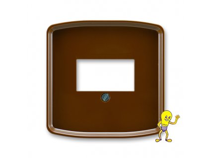 Tango Kryt zásuvky komunikační přímé (pro HDMI, USB, VGA, USB nabíječku) *5014A-A00040 H hnědá ABB