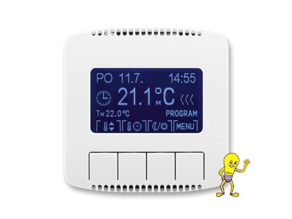 Tango Termostat univerzální programovatelný (ovládací jednotka) *3292A-A10301 B bílá ABB
