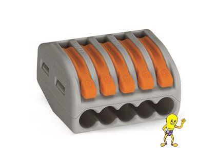 Wago 222-415 5x0,08-2,5mm krabic. svorka s páčkou /4155684/