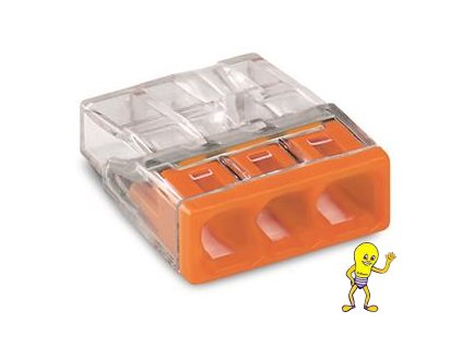 Wago 3x1-2,5mm krabicová svorka NEW 2273-203