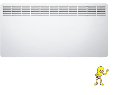 Přímotopný konvektor CWM 2500 U nástěnný 2,5 kW LCD regulátor, kabel s řídícím vodičem *200266 Stiebel eltron
