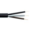 Kabel CYKY-O 3x1,5 instalační měděný, kruhy, hnědá-černá-šedá