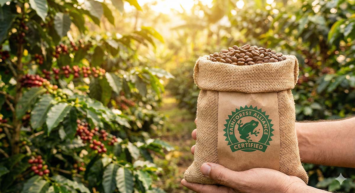 Co znamená logo žáby na potravinách?