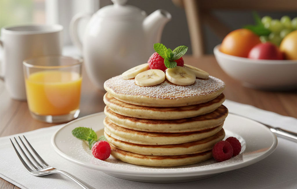 Nadýchané banánové lívance, které si zamilujete