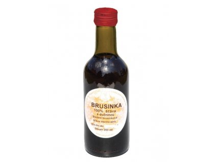 Brusinka 100% šťáva 250 ml