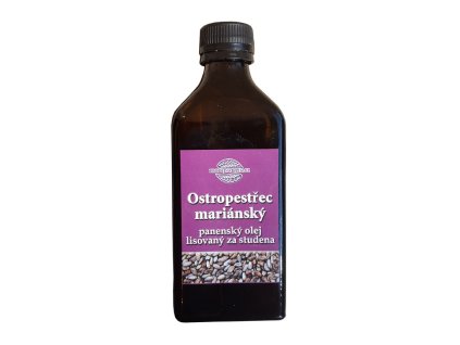 Ostropestřcový olej lisovaný za studena 200 ml RAW