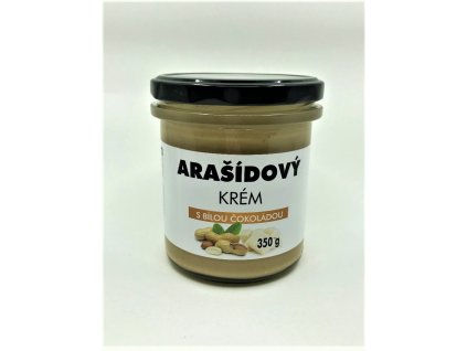 Arašidový krem s bílou čokoladou