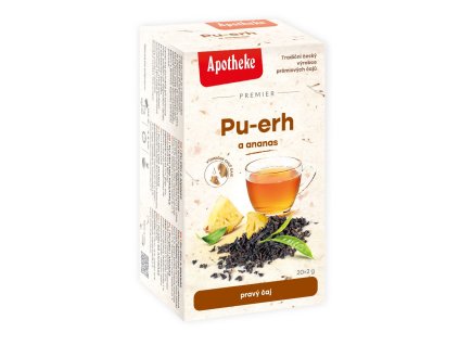 Apotheke PREMIER Pu-erh a ananas čaj 20x1,8g