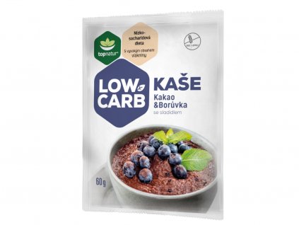 Topnatur low carb kaše kakao a borůvka 60g