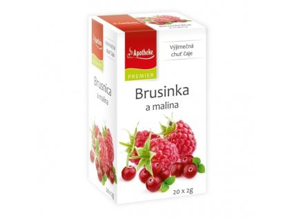 Apotheke Brusinka a malina čaj nálevové sáčky 20x2 g